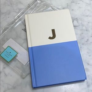 Kate spade j initial notebook